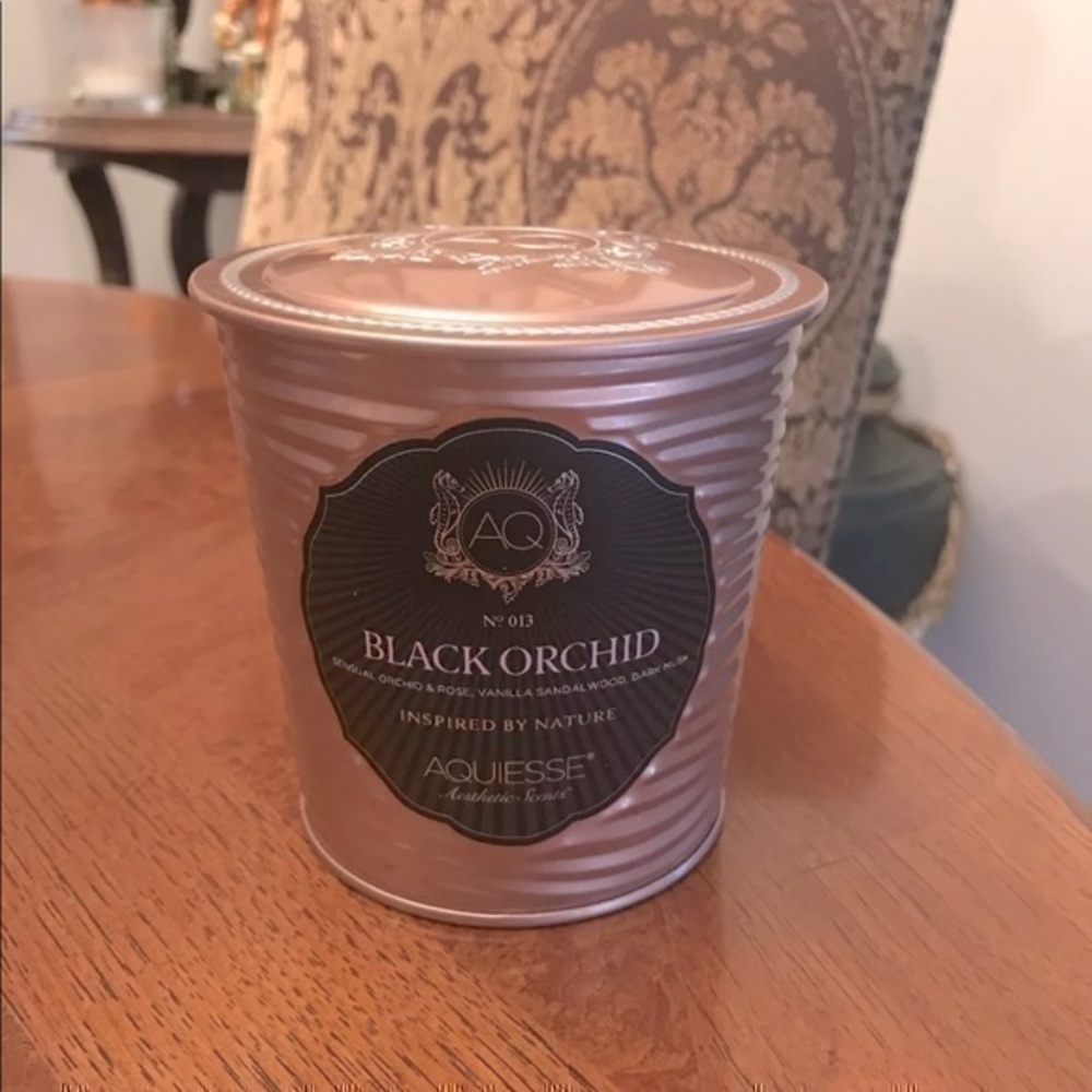 Aquiesse BLACK ORCHID candle burn time 100 hours
